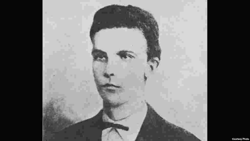 José Martí en la primavera de 1869. 