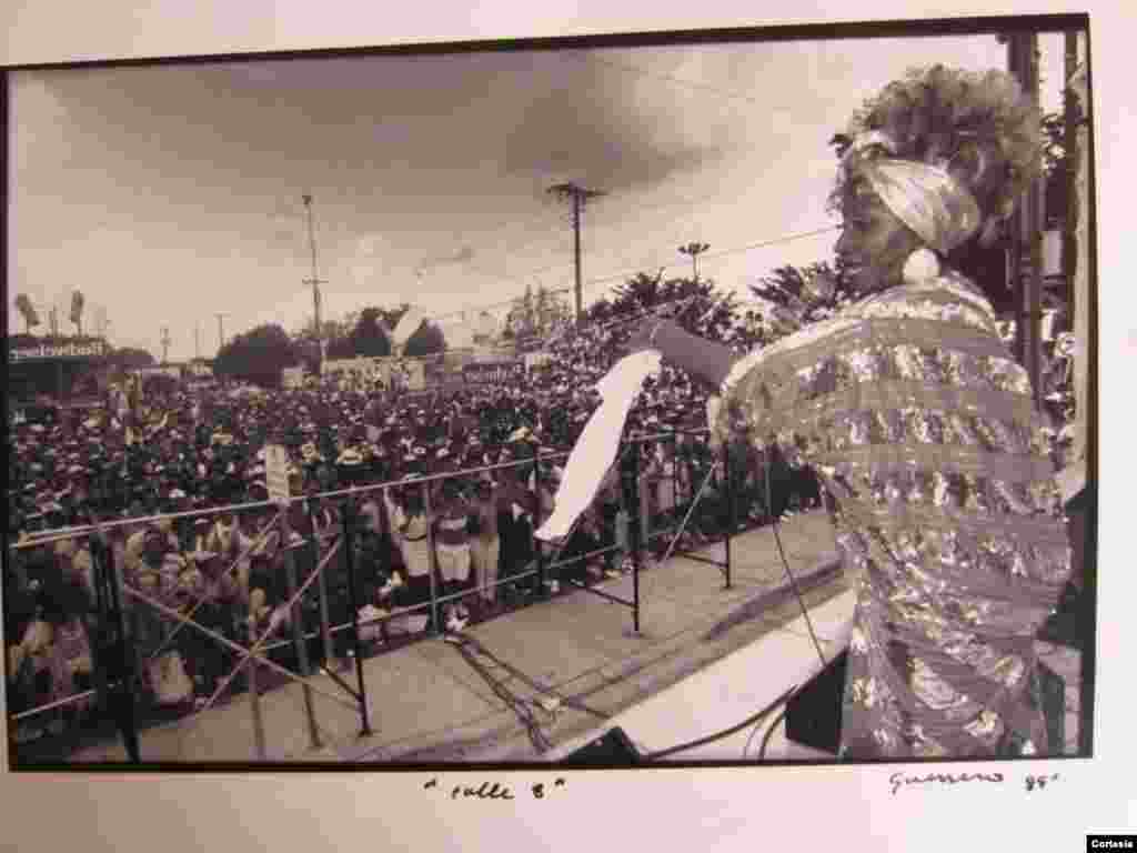 La cantante cubana Celia Cruz. Foto cortesía/ Omer Pardillo